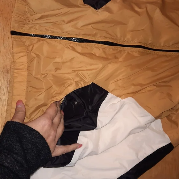 H&M Camel and Black Bomber Jacket - Picture 11 of 13